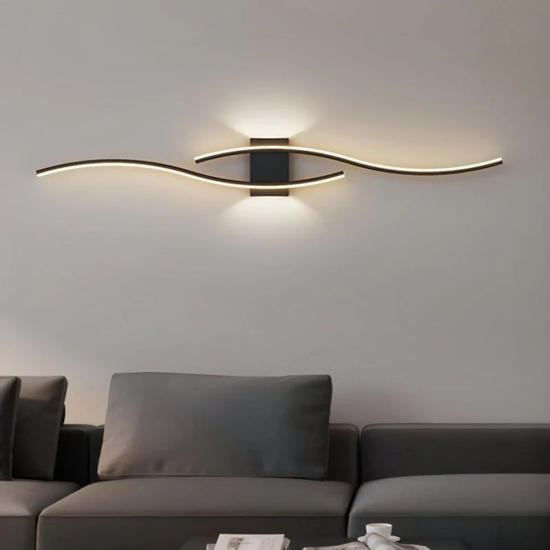 Eclipse Wave LED Wall Light