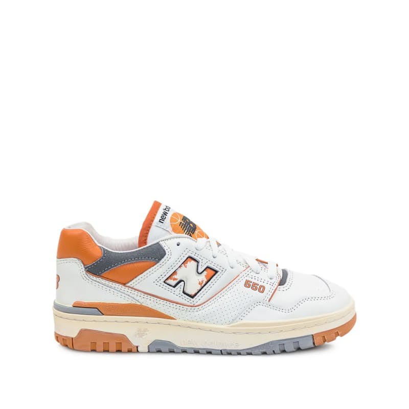 White/Vintage Orange