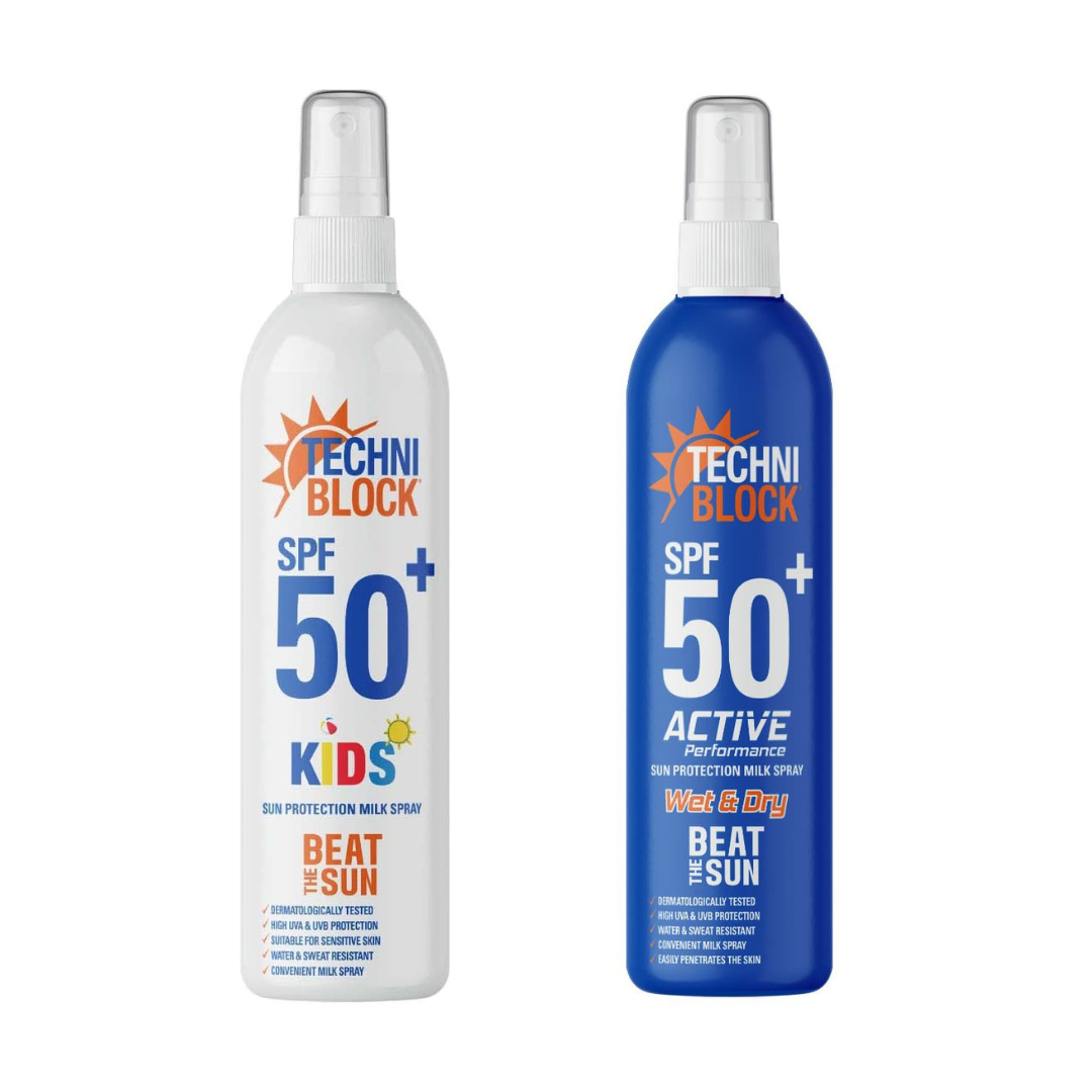2x 250ml Milk Spray Sunscreen Lotions SPF50