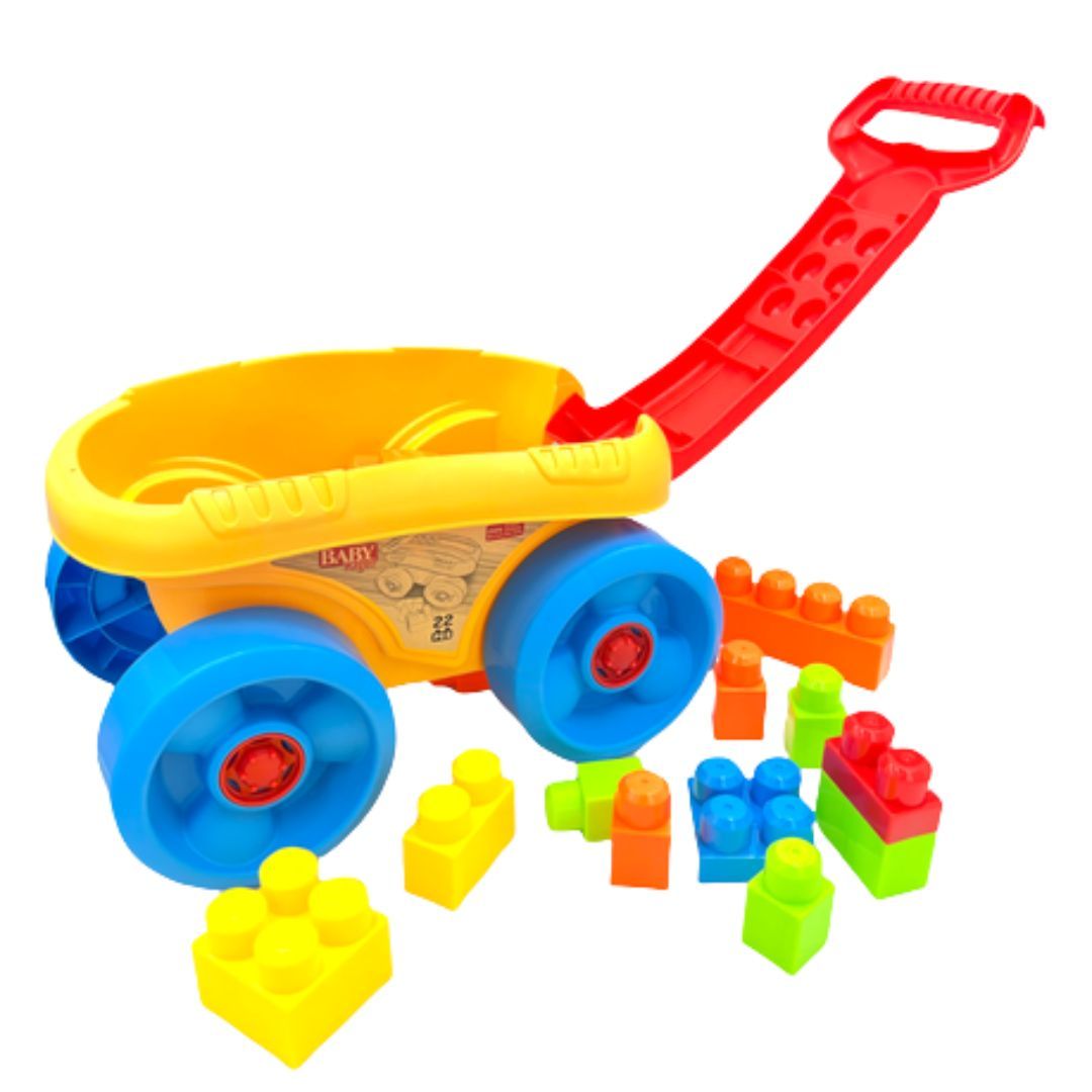Building Blocks Baby Wagon