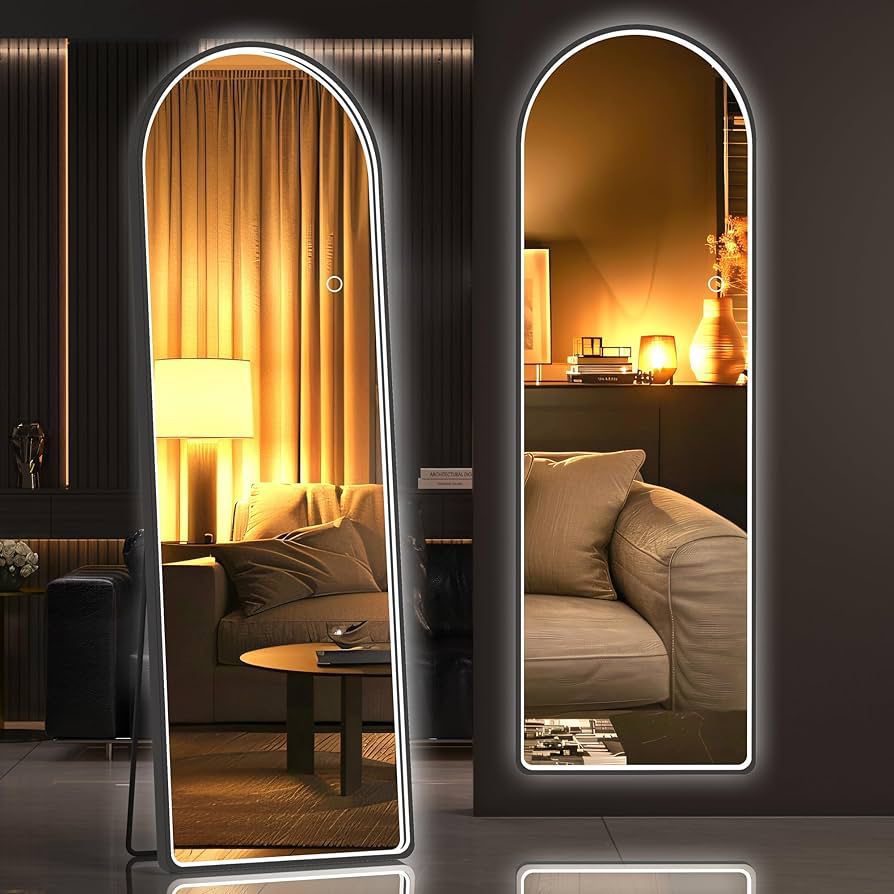 Arched Full Length LED Light Mirror