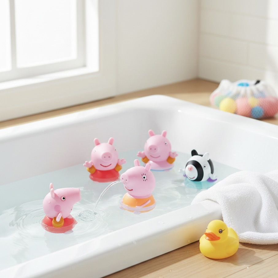 6x Bath Toy Squirters