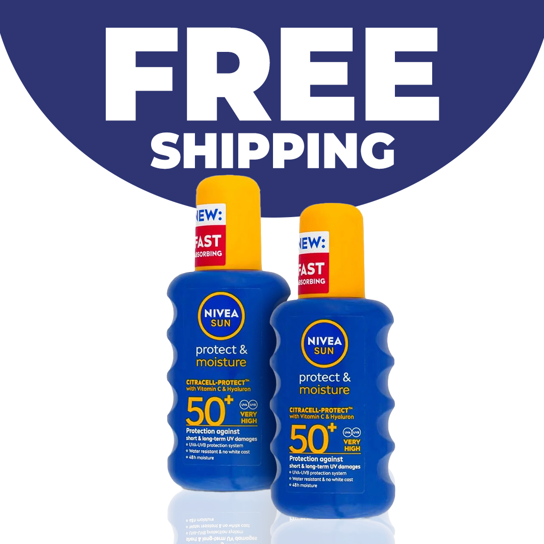 2x 200ml SPF50+ Moisturising Sprays