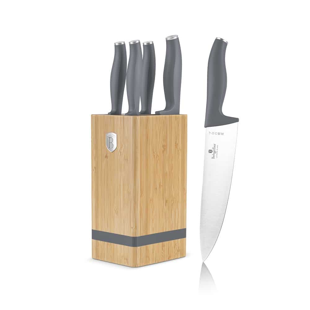 6-Piece Knife Set with Bamboo Stand