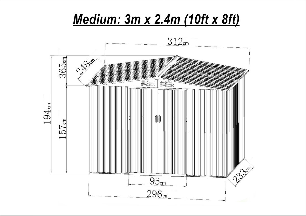 R6,000 off on Outdoor Metal Storage Shed | OneDayOnly