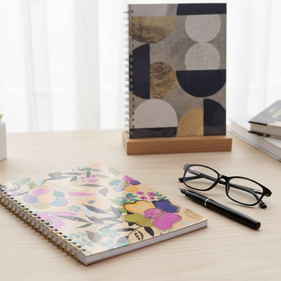 Spiral-Bound A4 Notebook