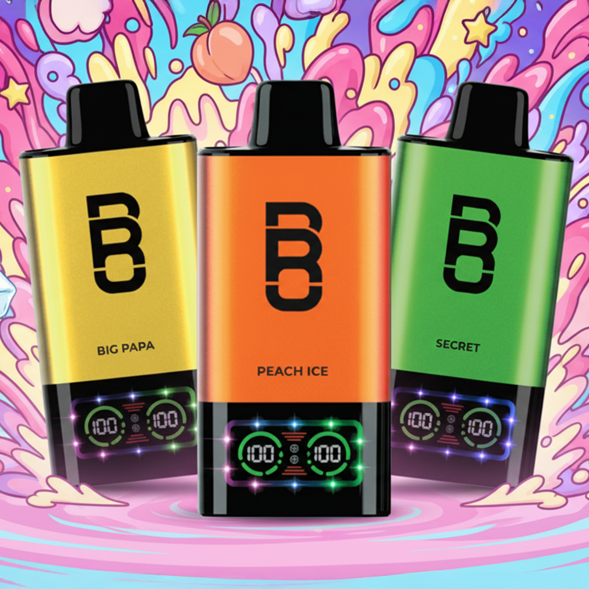 3x 60000 Puff 50mg Disposable Vapes Bundle