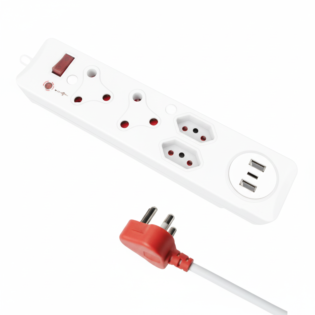2x Surge Protected Multi-Plugs