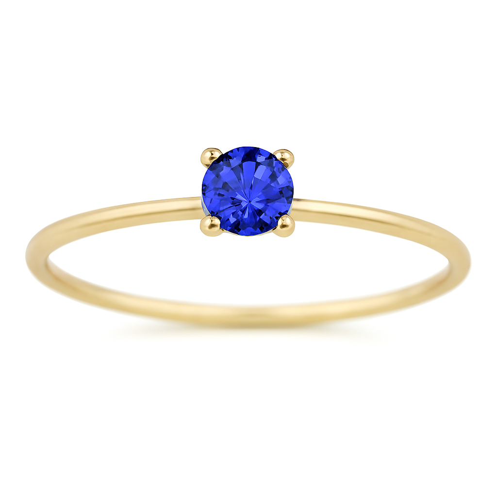 Round Cut - Yellow Gold