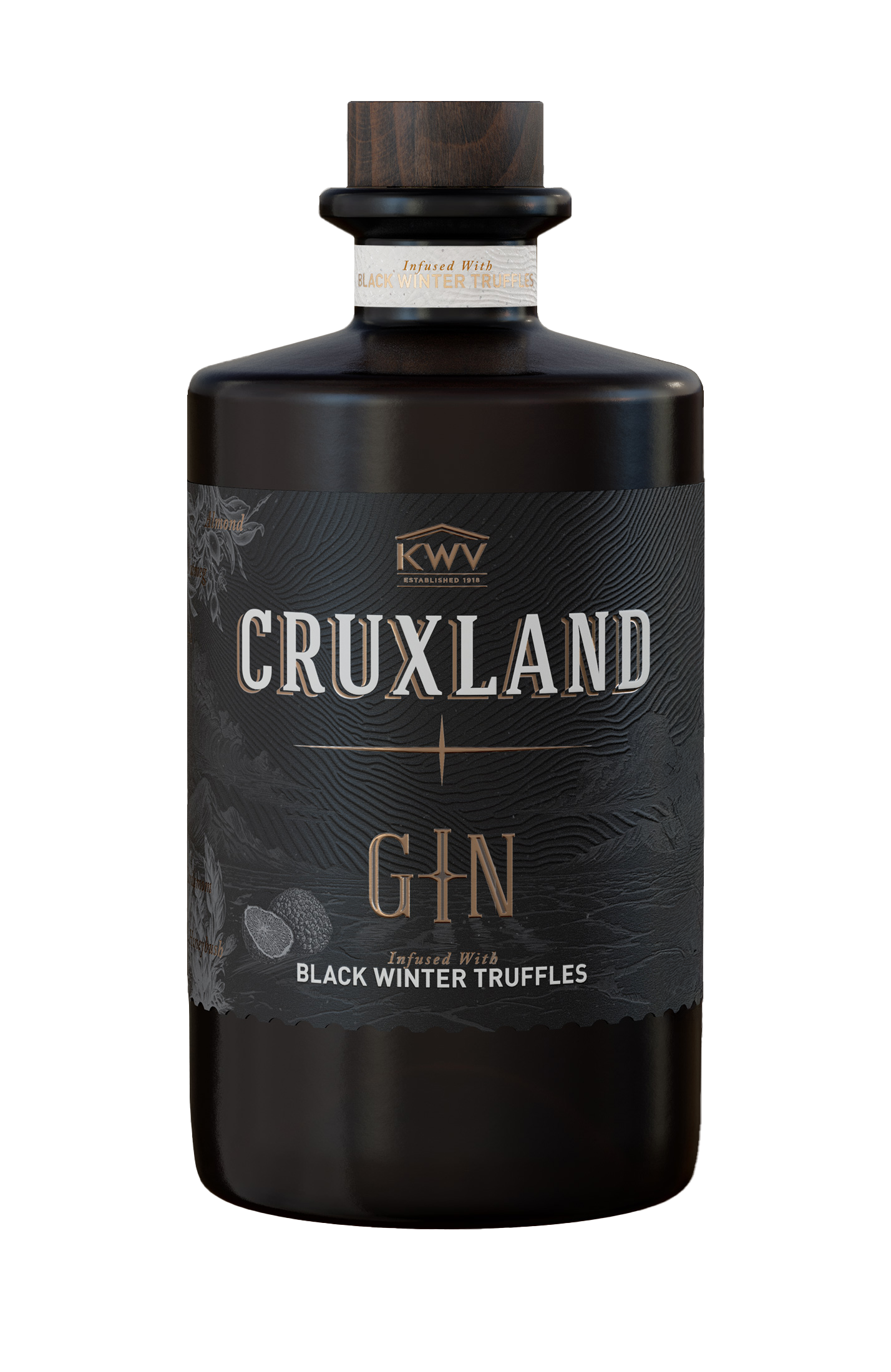 750ml Black Winter Truffles Infused Gin