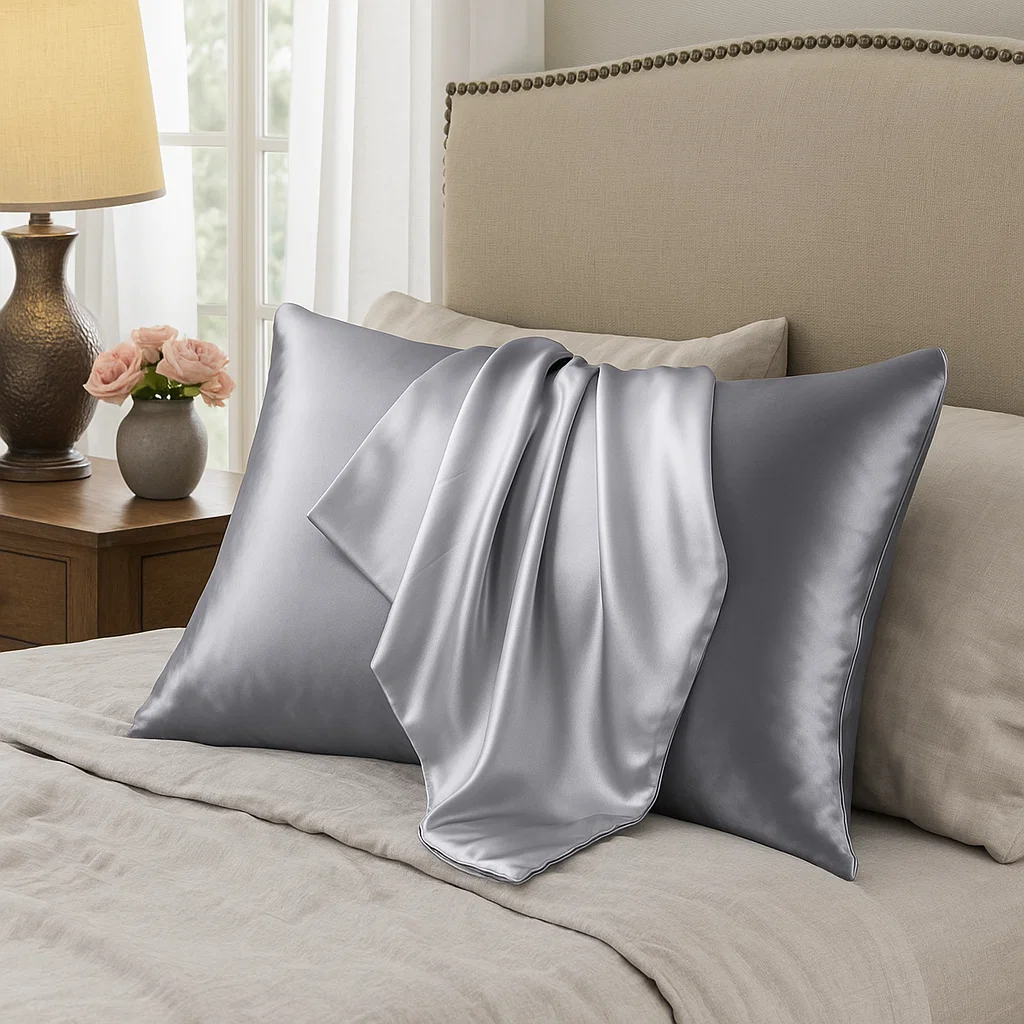 2x Satin Pillowcases