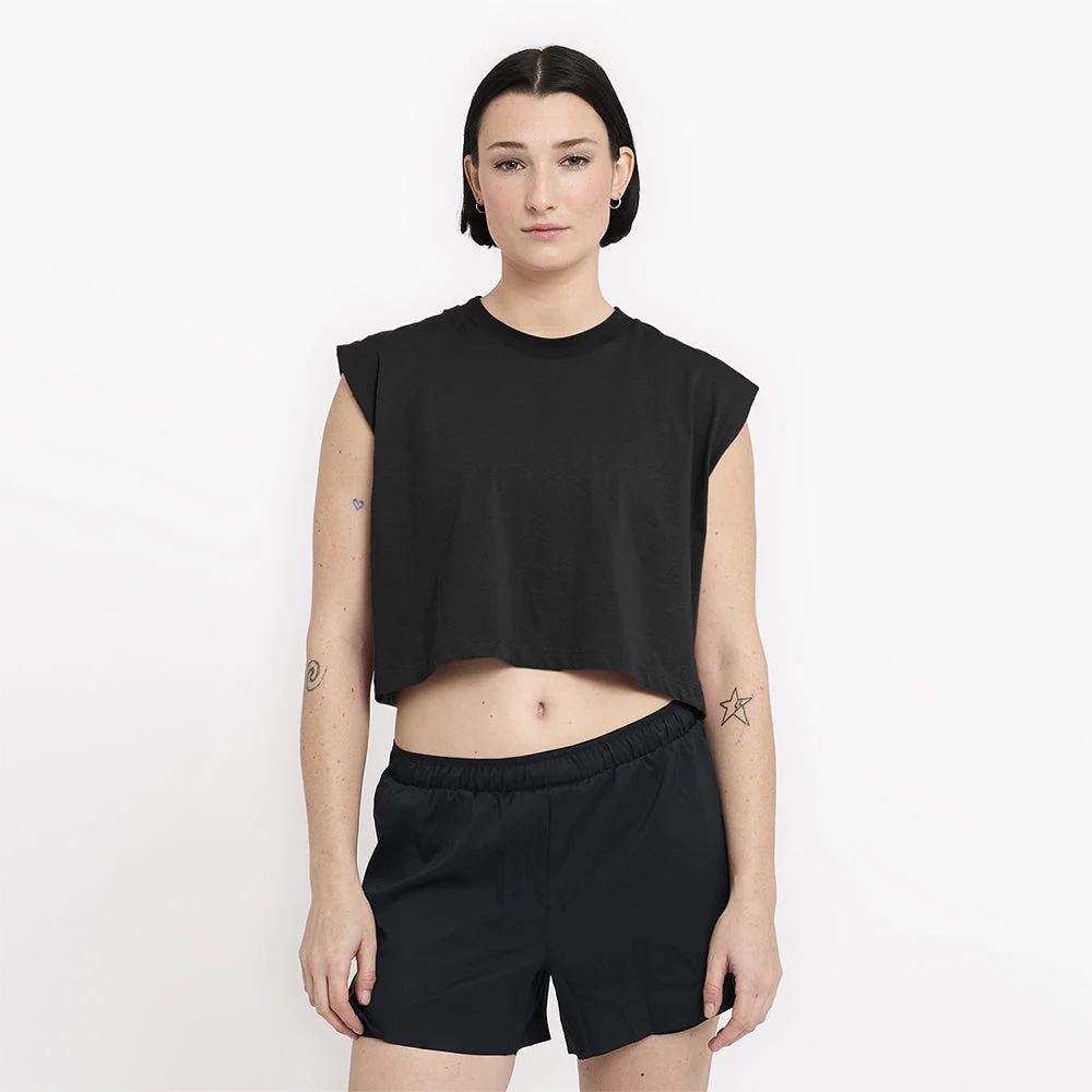 Ladies Cropped Heavyweight Cotton ORT T-Shirt