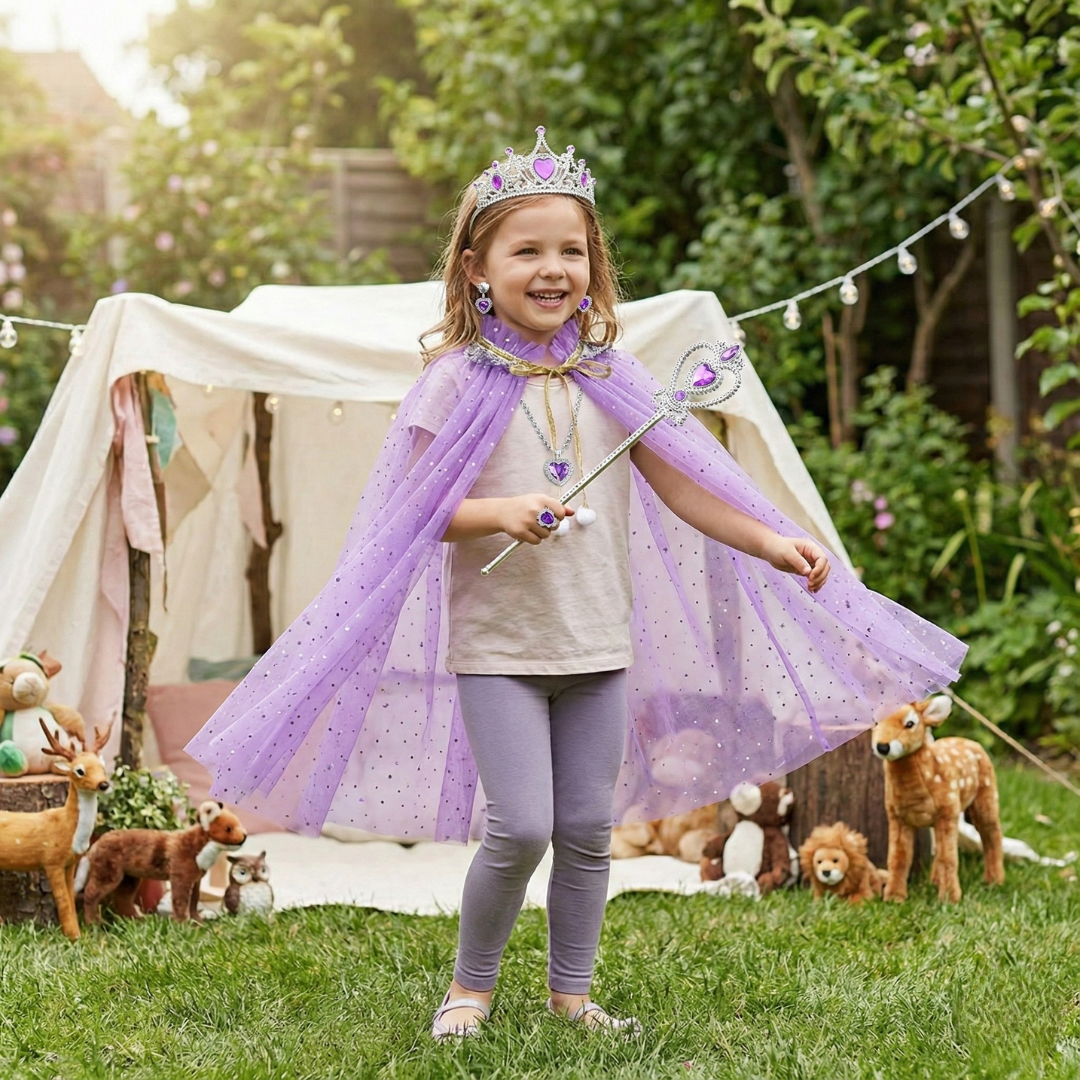 6-Piece Princess Dress Up Jewellery Play Set