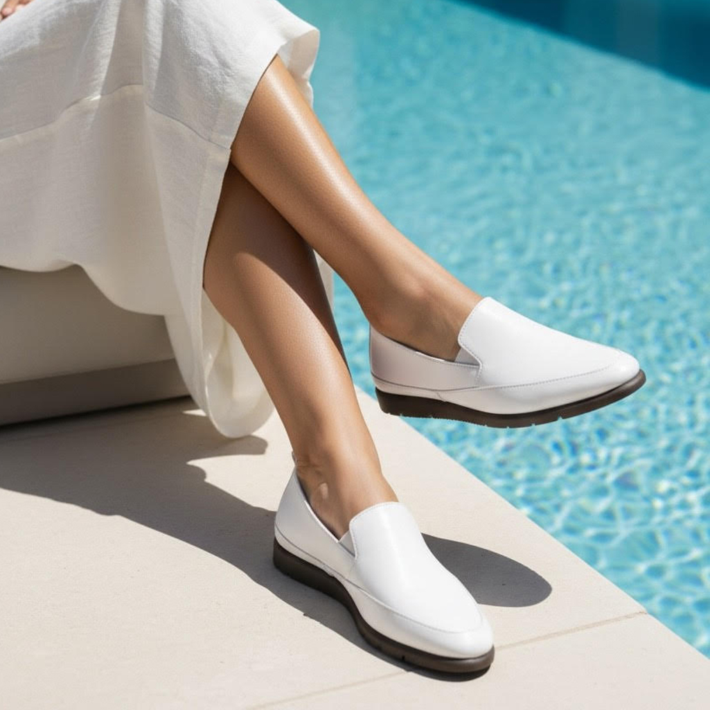 Ladies Genuine Leather Frelina Loafers