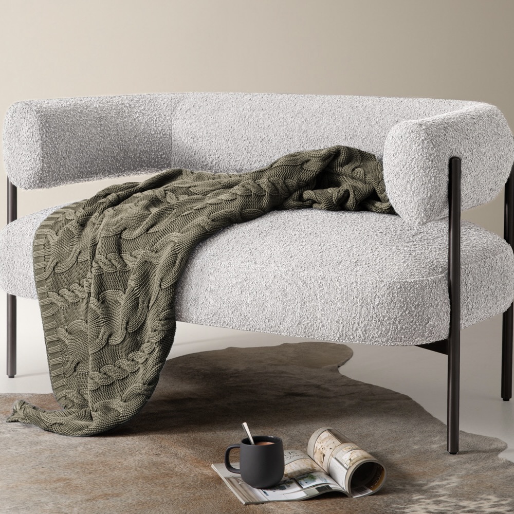 Contemporary Loveseat