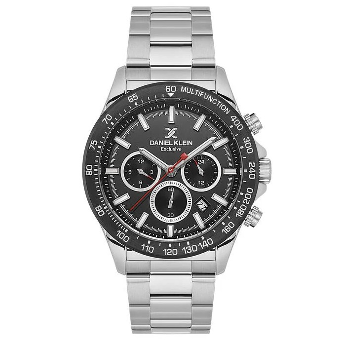 Men's Silver Exclusive Multifunction Watch