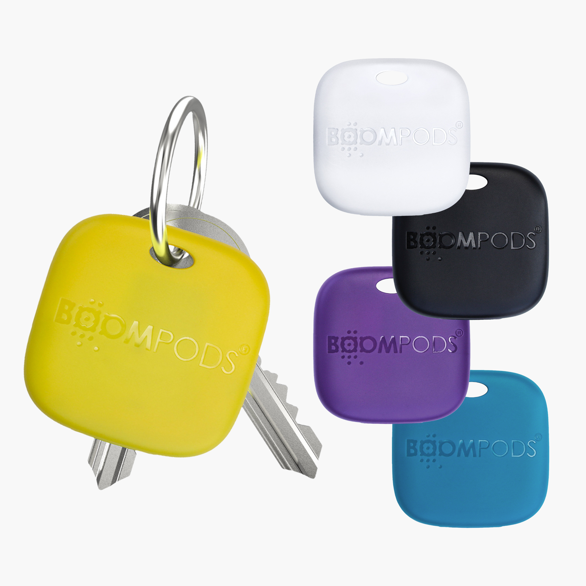 5x iOS Rechargeable BoomTag Trackers