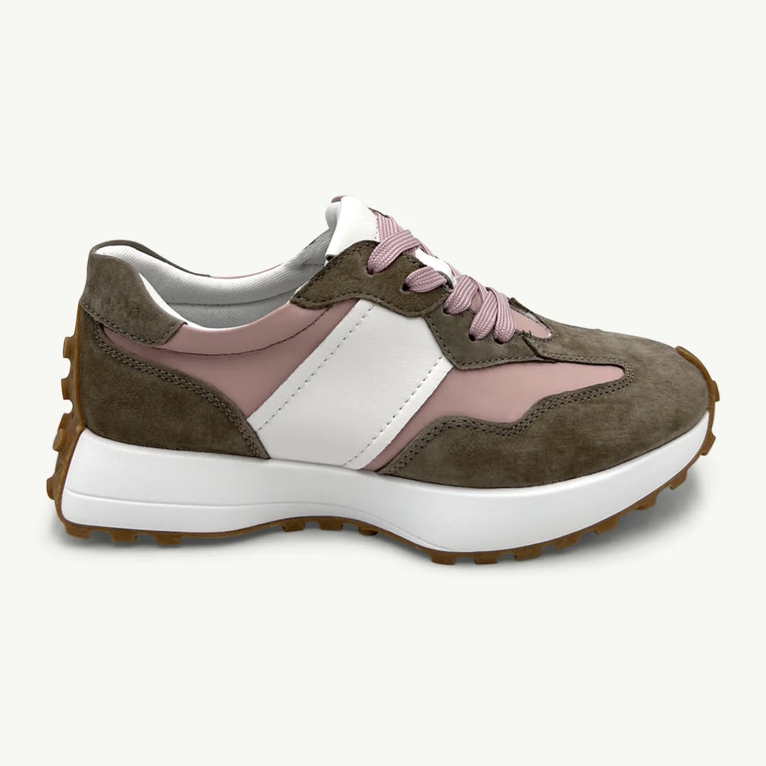 Ladies Genuine Leather Tate Sneakers