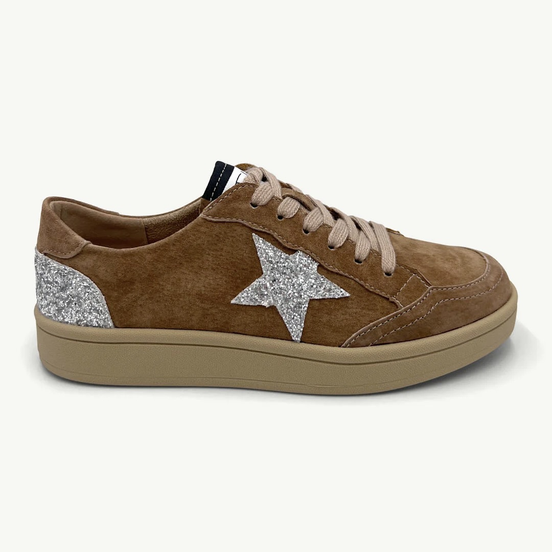 Ladies Genuine Leather Mia Sneakers
