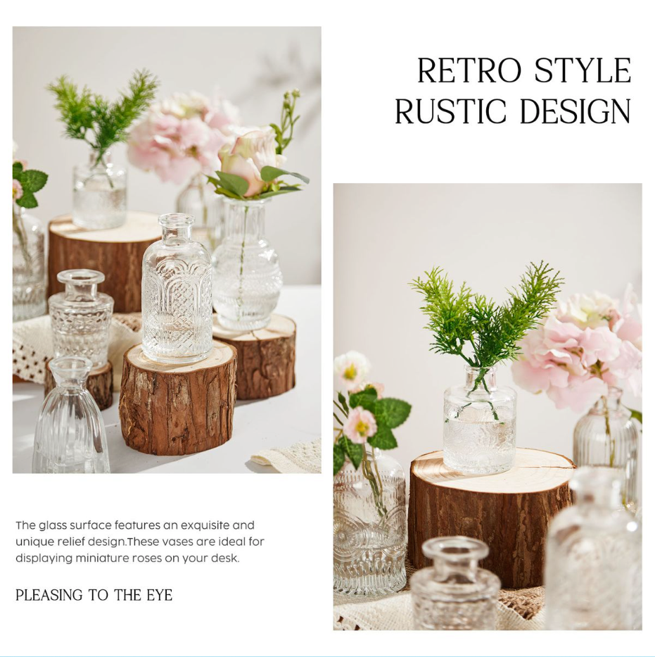 Antique Glass Vase セット 32% off on 33-Piece Vintage Mini Glass Vase Set | OneDayOnly