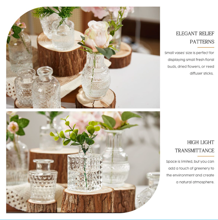 Antique Glass Vase セット 32% off on 33-Piece Vintage Mini Glass Vase Set | OneDayOnly