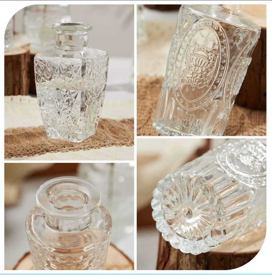 32% off on 33-Piece Vintage Mini Glass Vase Set | OneDayOnly