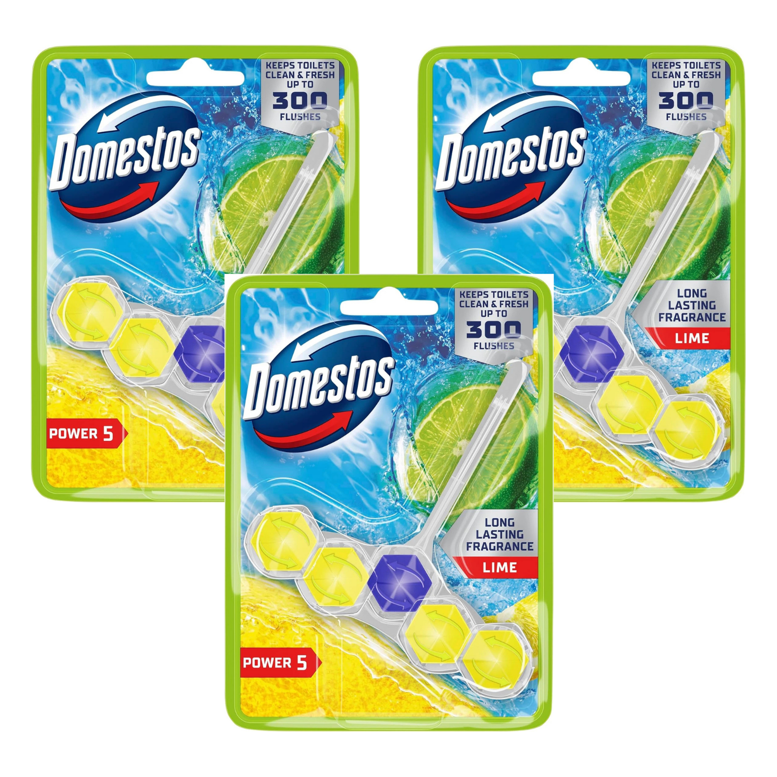 3x 50g Toilet RimBlocks