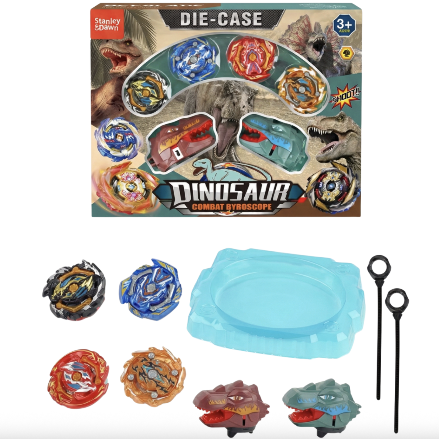 Bey Battle Dino Gyro Toy Set