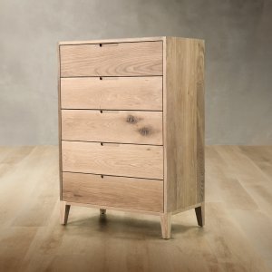 5-Drawer Cape Town Oak Chest of Drawers