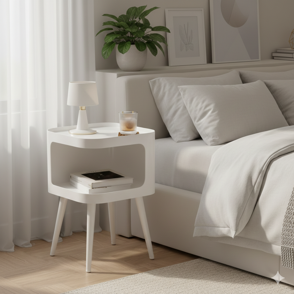 Multi-Functional Modern Bedside Table