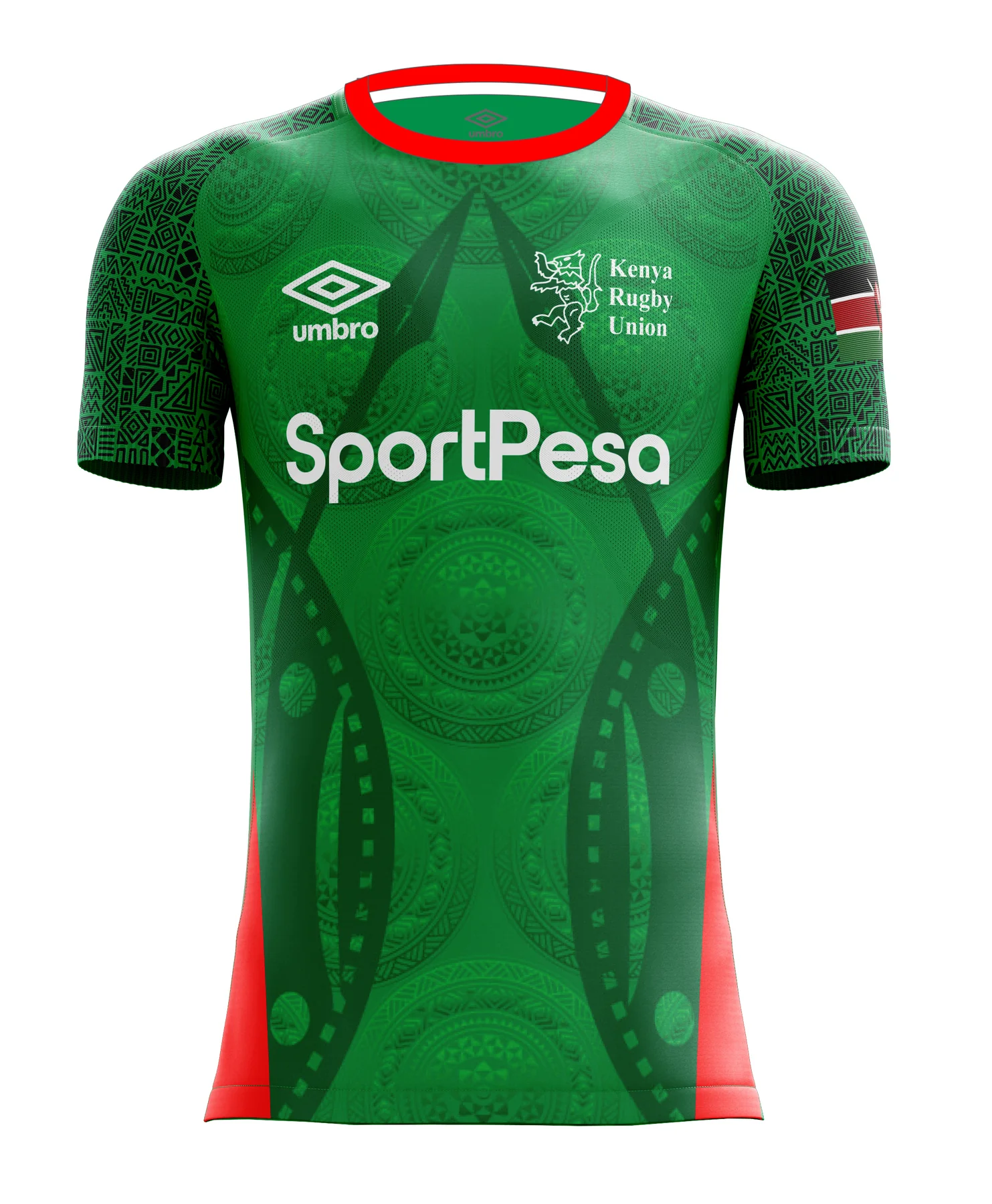 Men's Kenya Replica 2024 Rugby Jersey