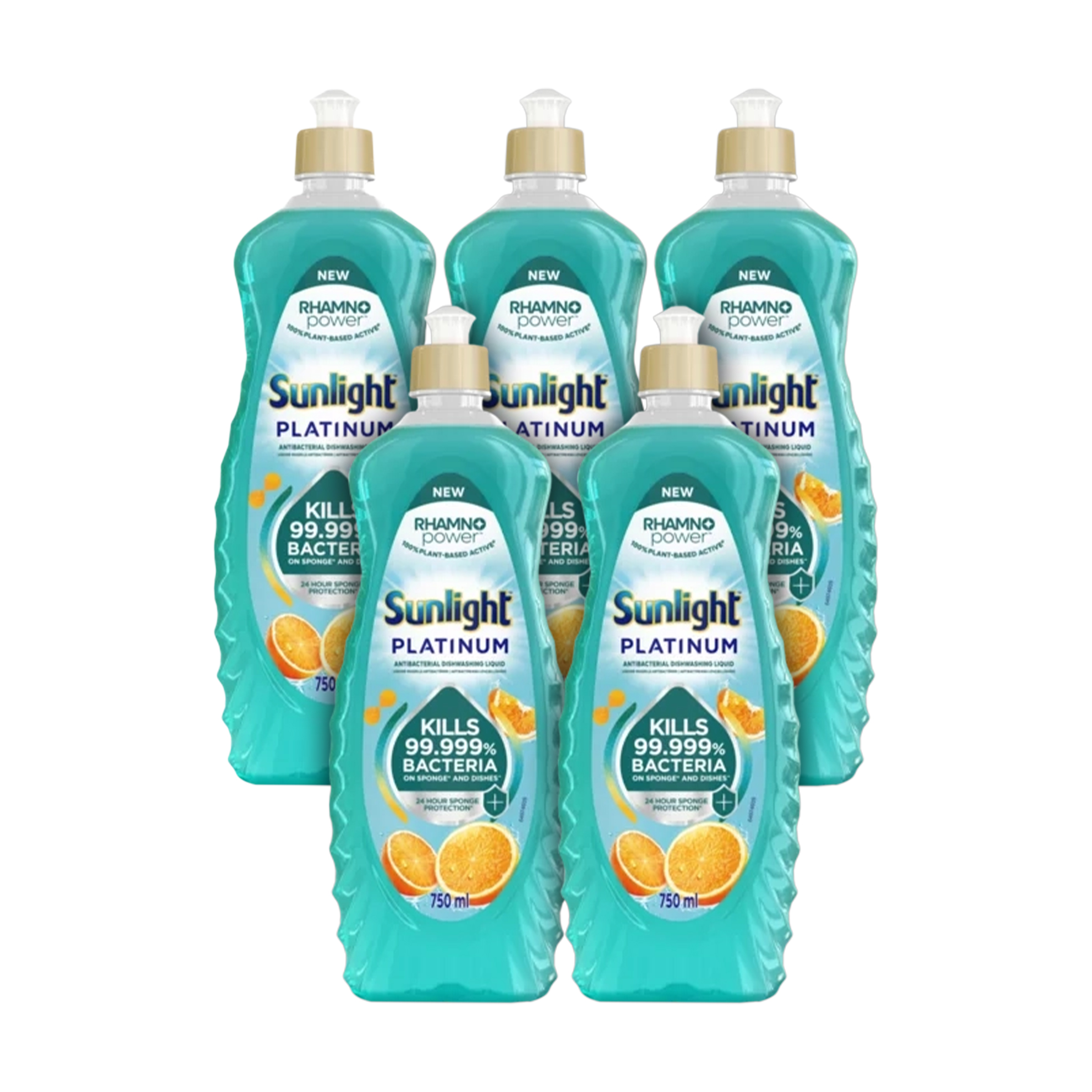 5x 750ml Platinum Dishwashing Liquids