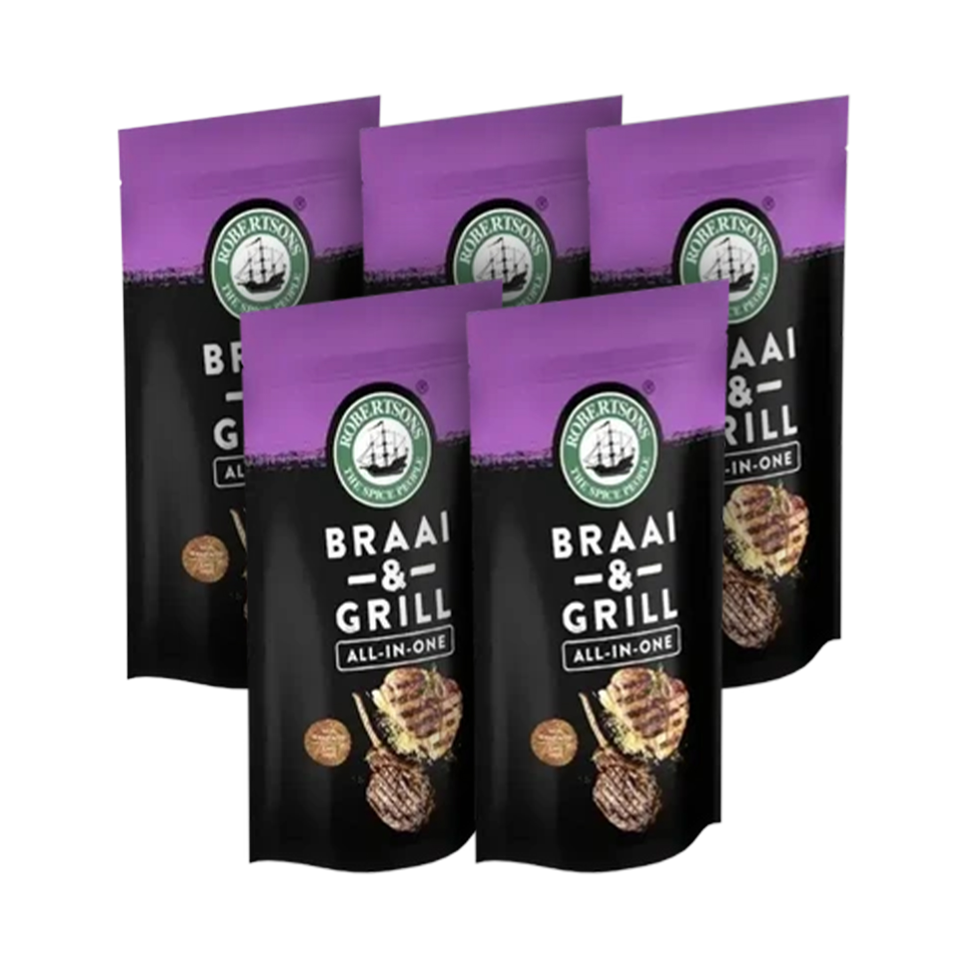 5x 200g Braai & Grill Spices
