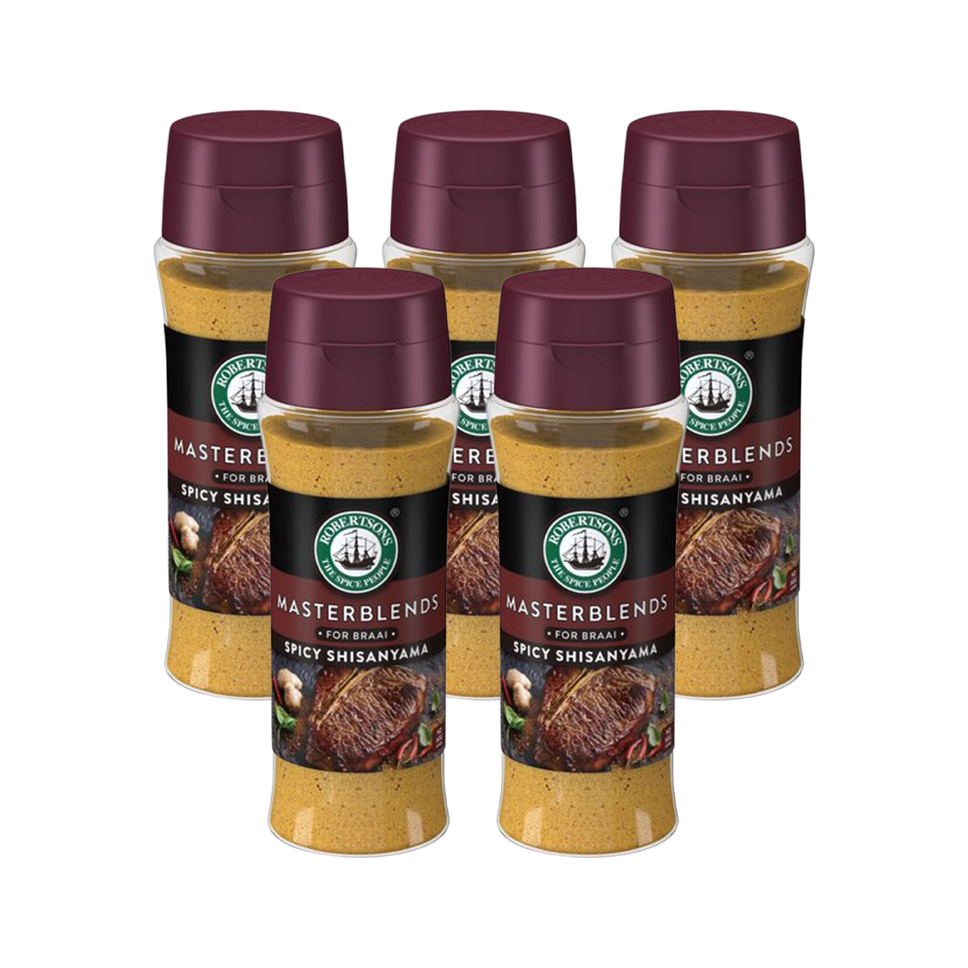5x 200ml Masterblends Spices