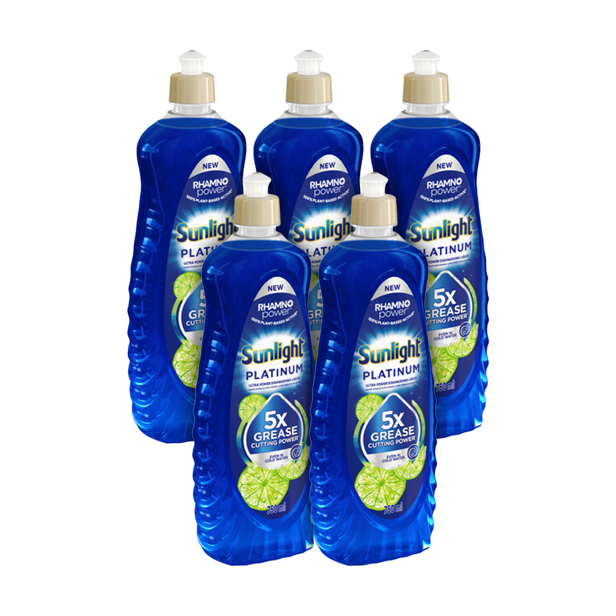 5x 750ml Ultra Power Dishwashing Liquids