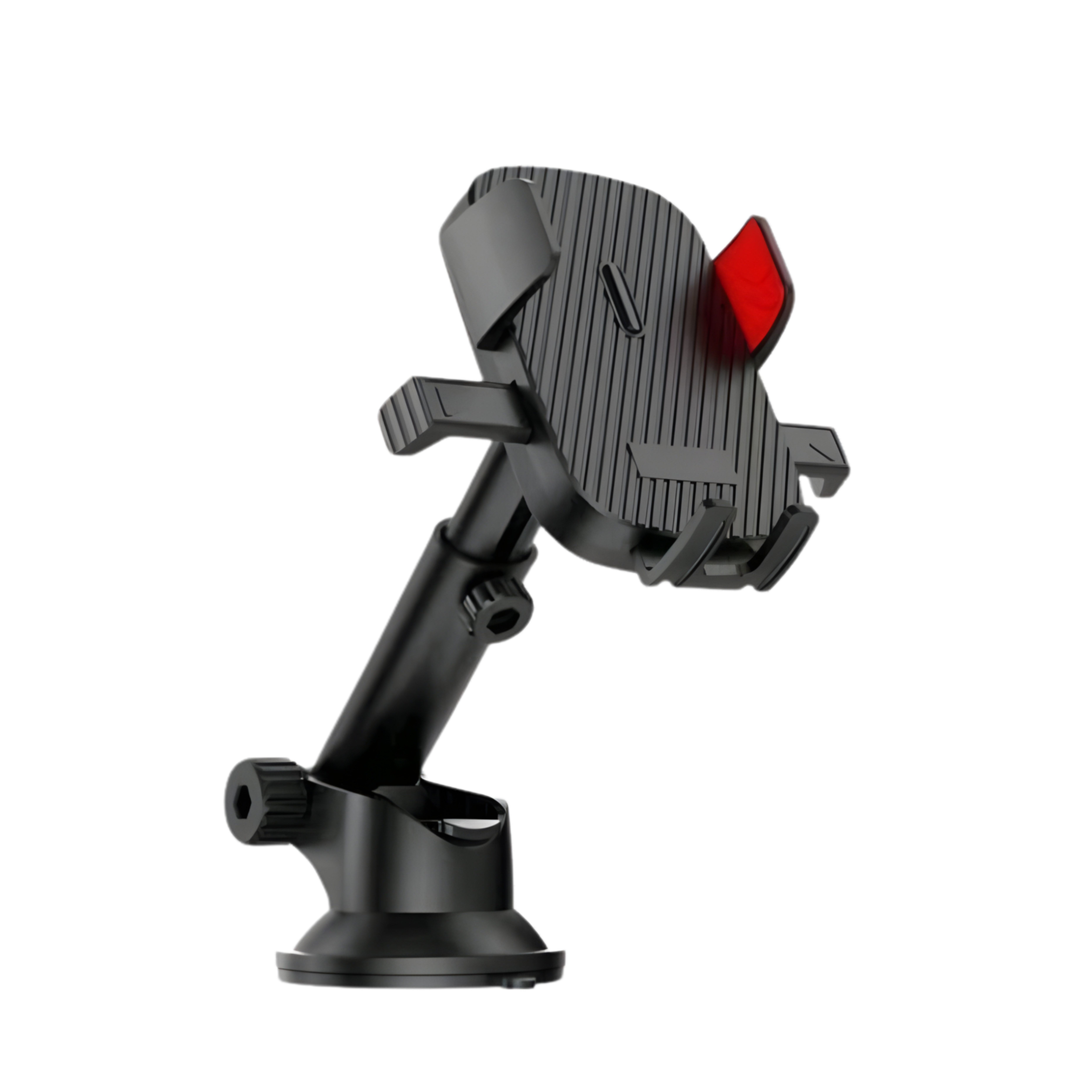 2x Adjustable Car Phone Holders with Rotating Bases