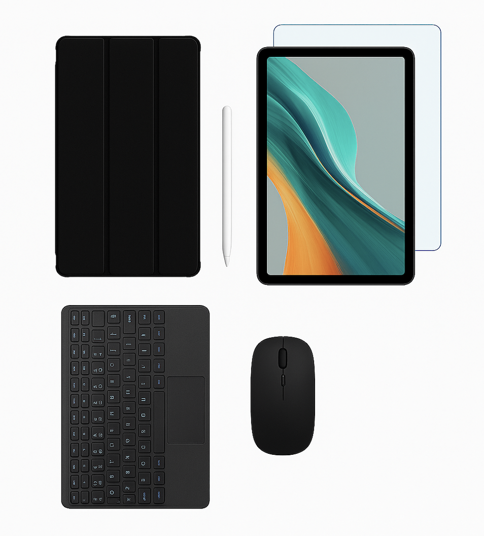 12" T36 VIP Edition 20GB RAM 256GB ROM Dual Sim Tablet with Cover, Keyboard and Stylus Bundle