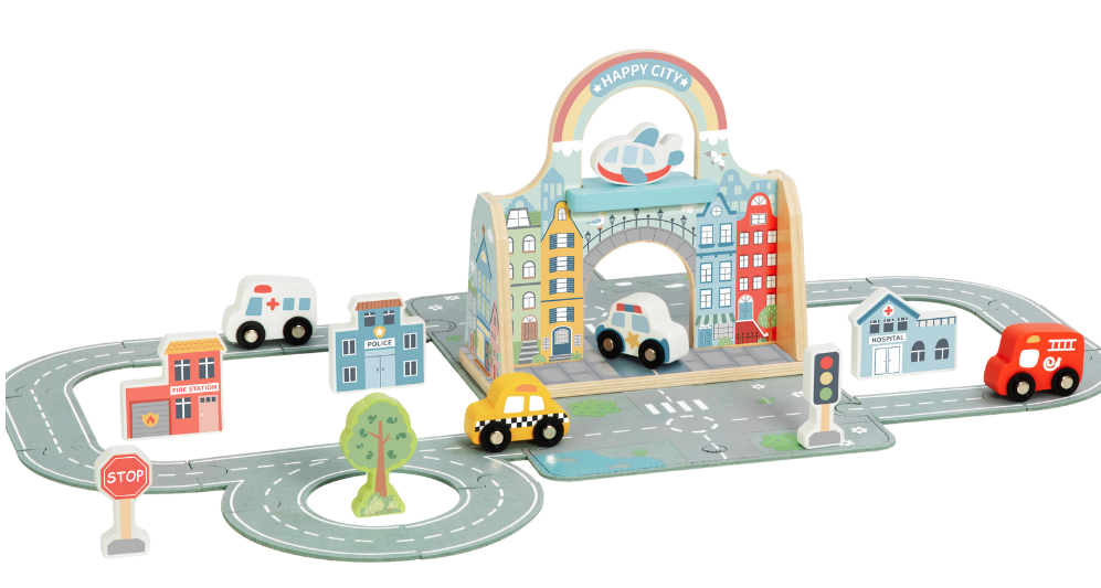 Pretend Play Story Box with Carry Case