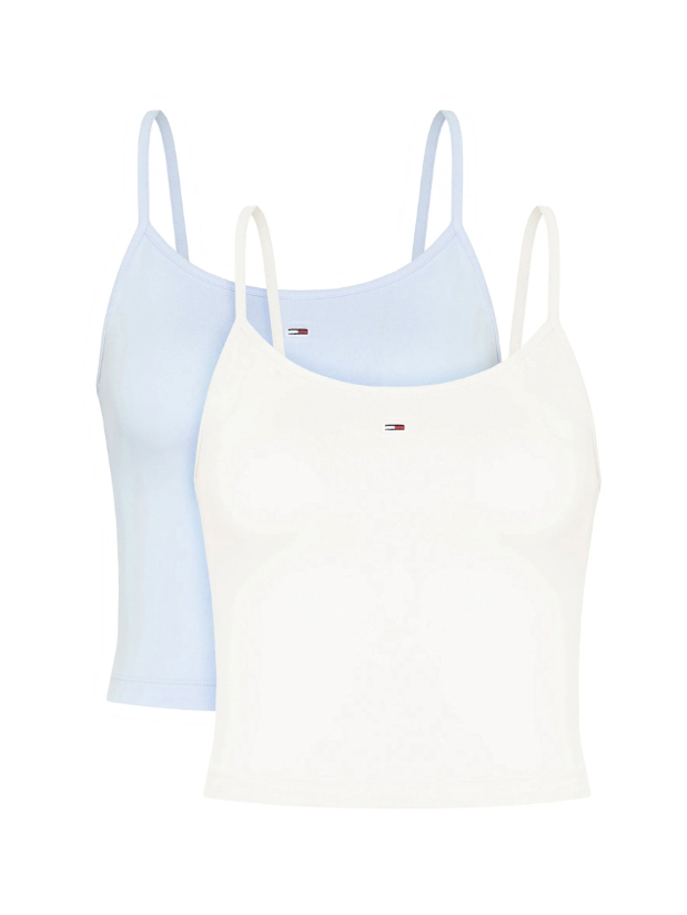 2x Ladies Strappy Tank Tops