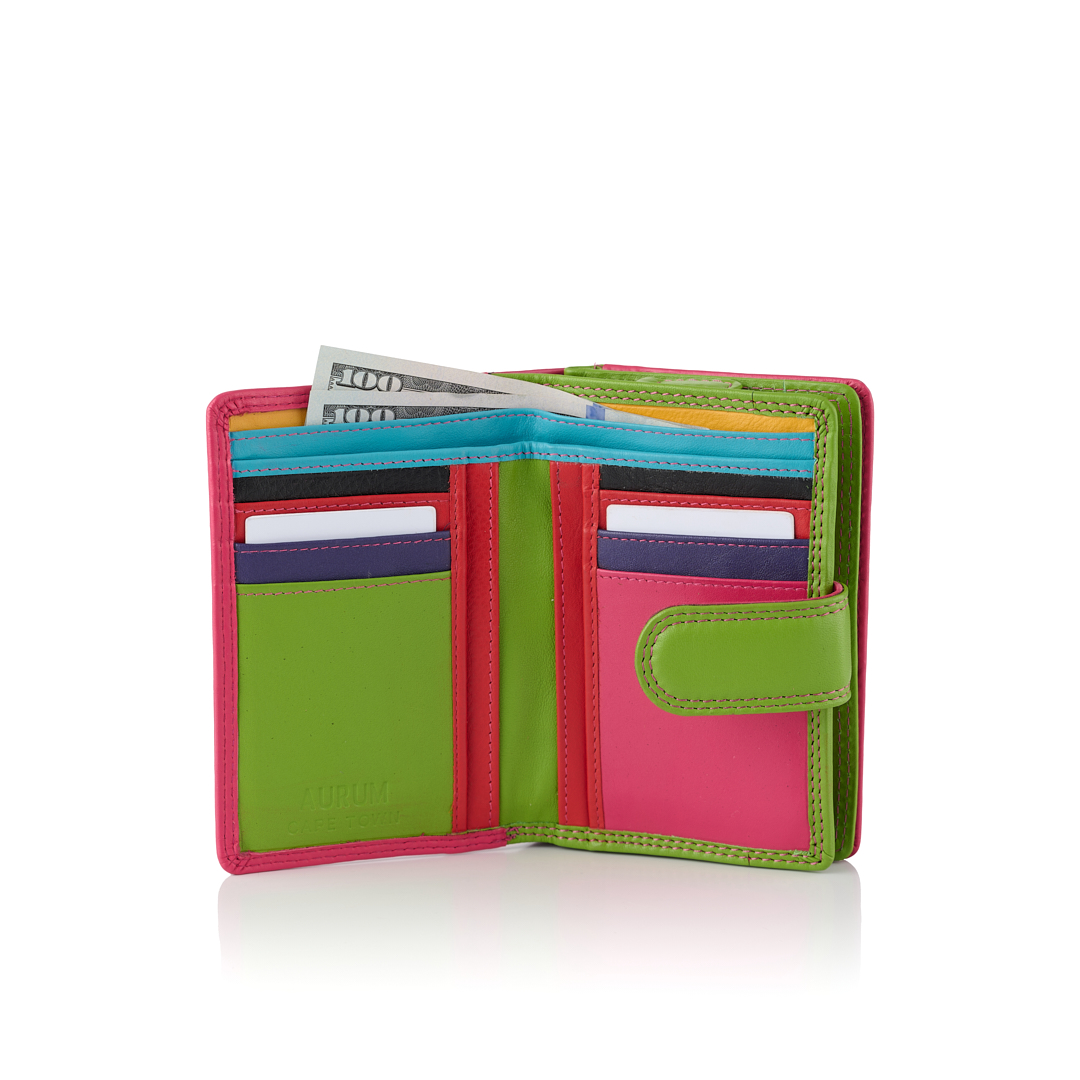 Multi-Colour Leather Purse