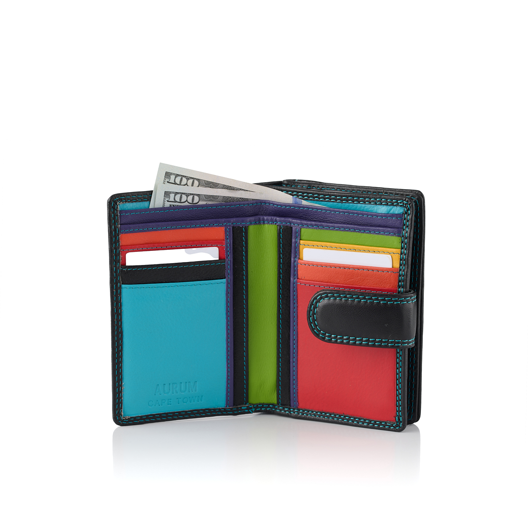 Multi-Colour Leather Purse