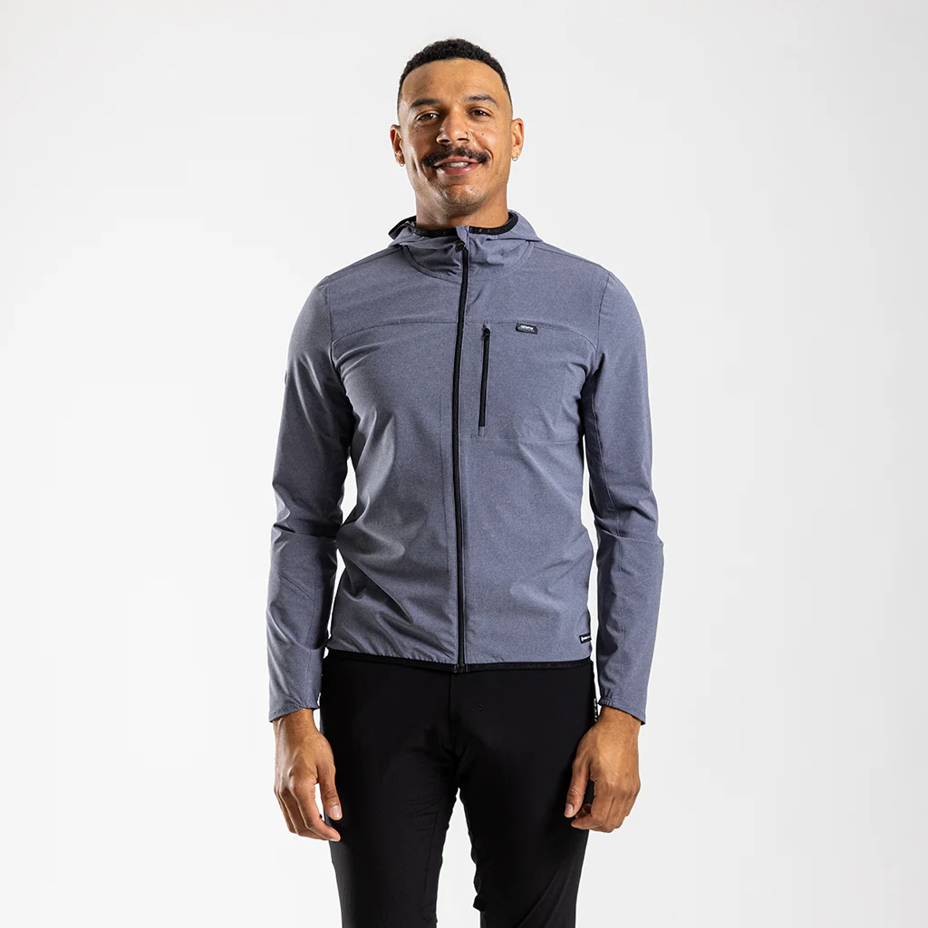 Men's Allure Grey Melange Lightweight Jacket