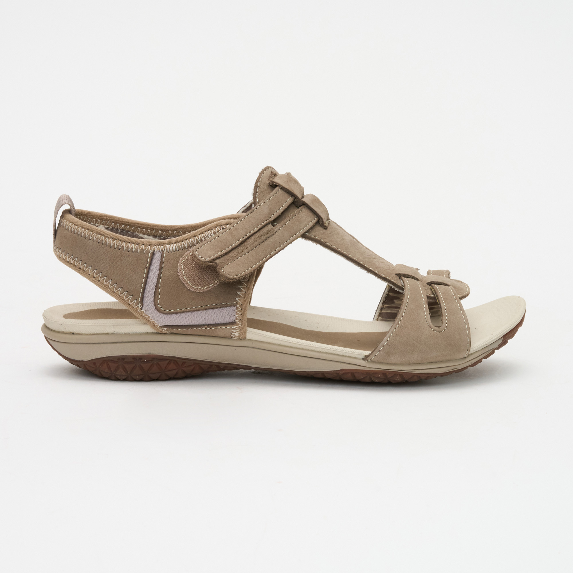 Ladies Taupe Daisey Nubuck Sandals