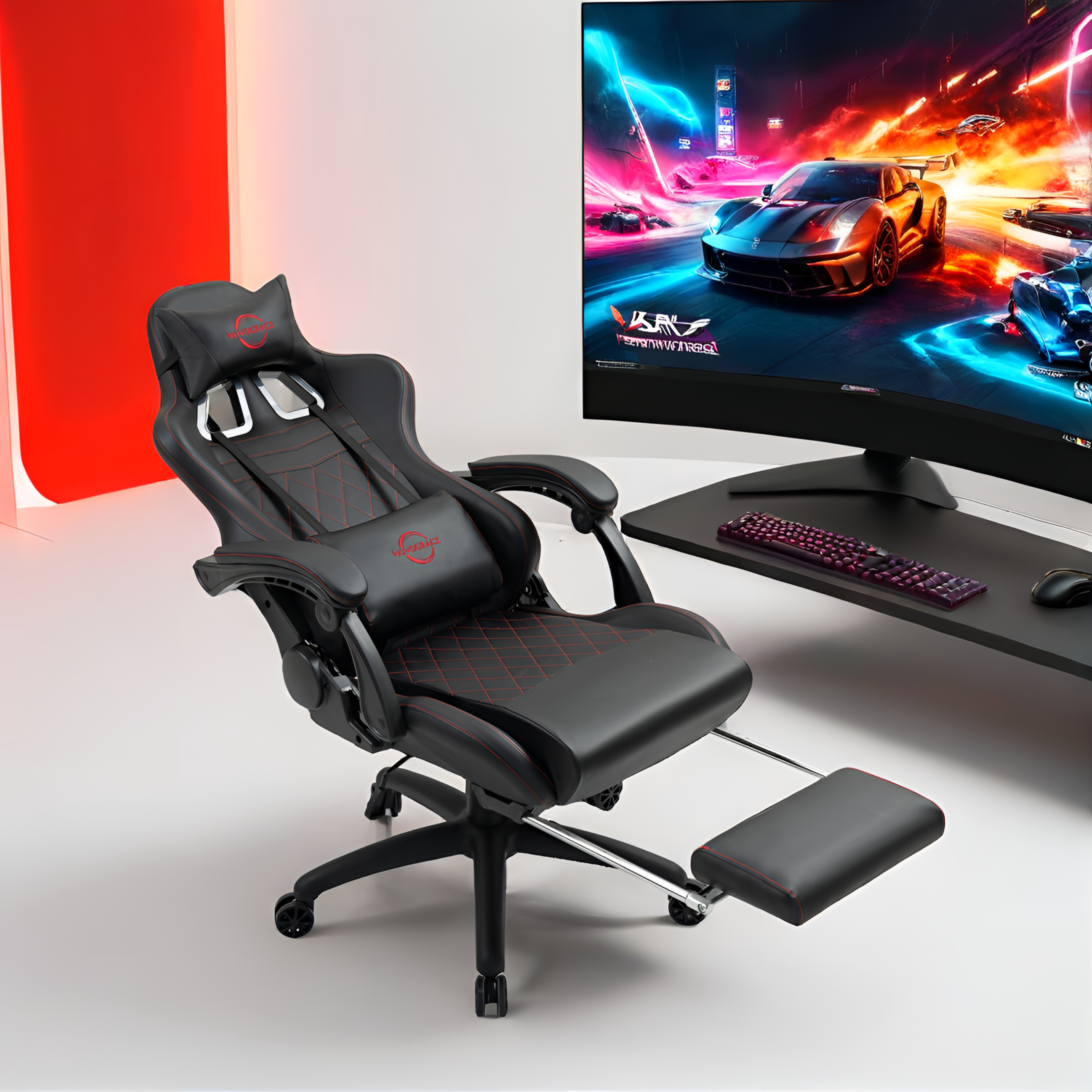 Kamikazi Professional Gaming Chair with Foot Rest
