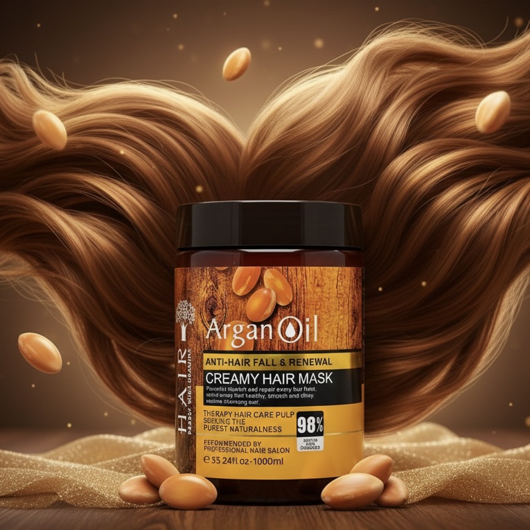 2x 1L Anti-Hair Fall Creamy Hair Masks