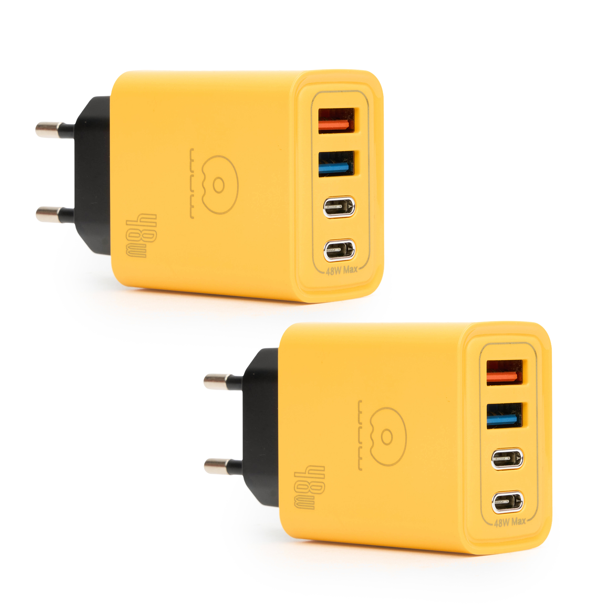 2x 48W Multi-Port Fast Charging Block