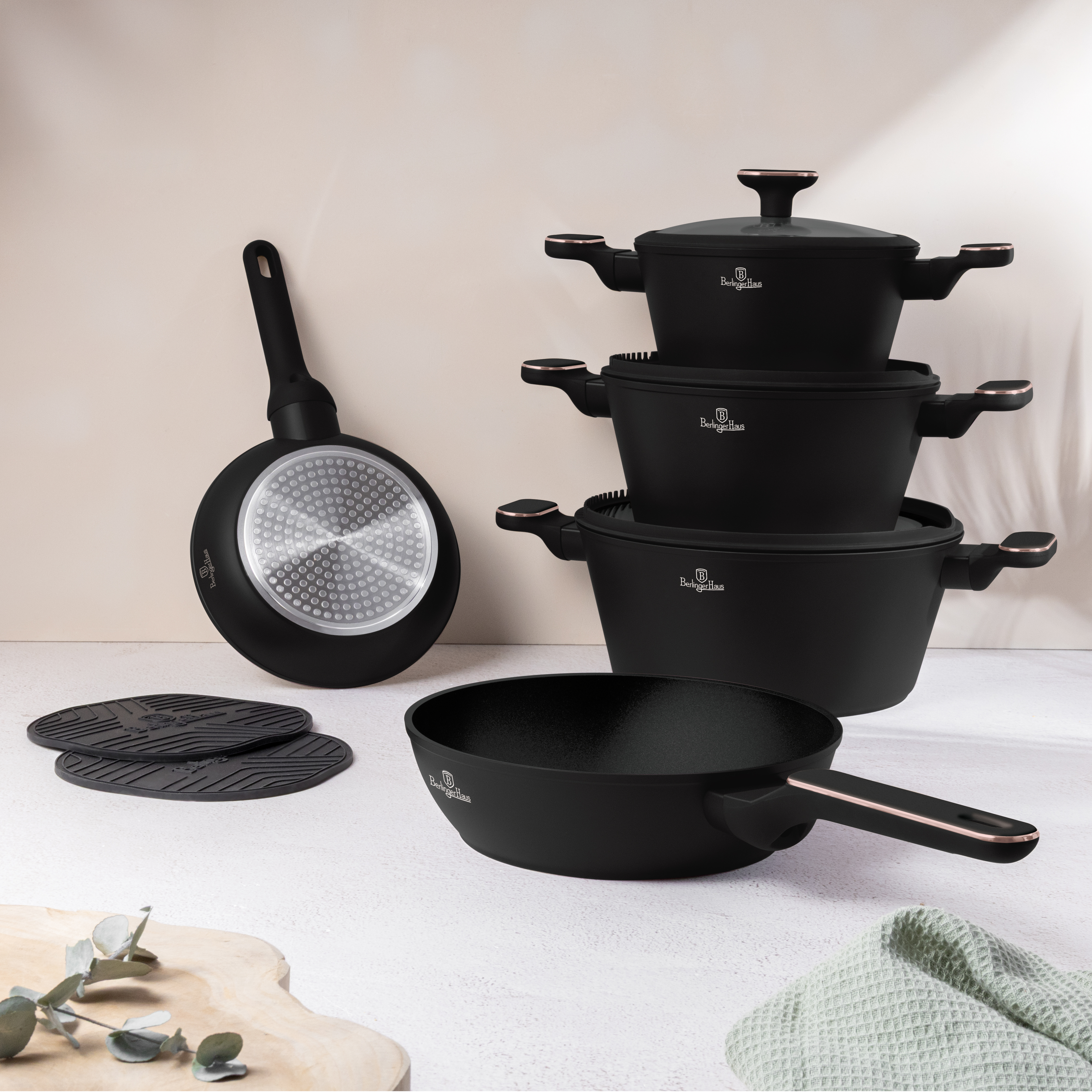 10-Piece Non-Stick Cookware Set