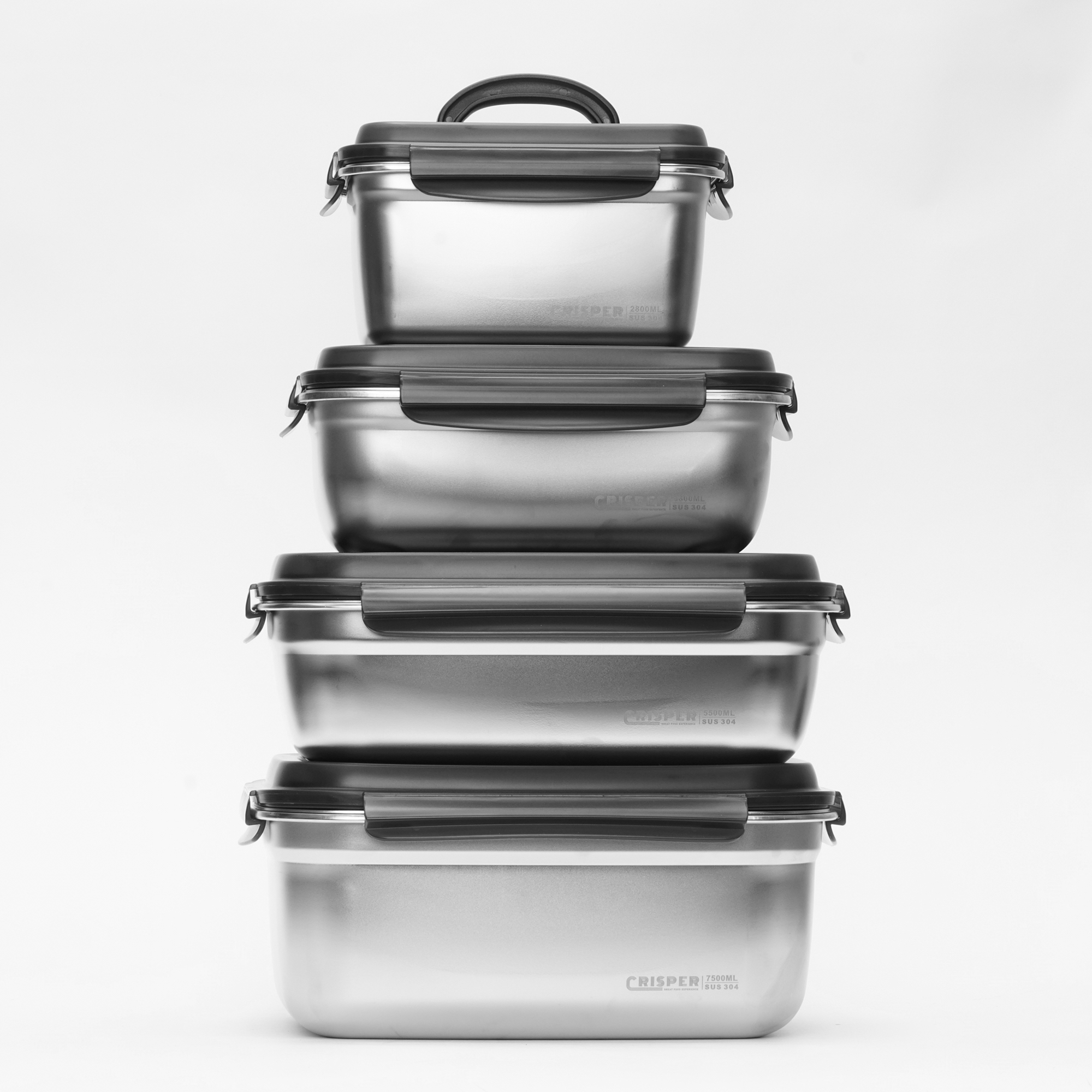 Jumbo Stainless Steel Airtight Storage Container