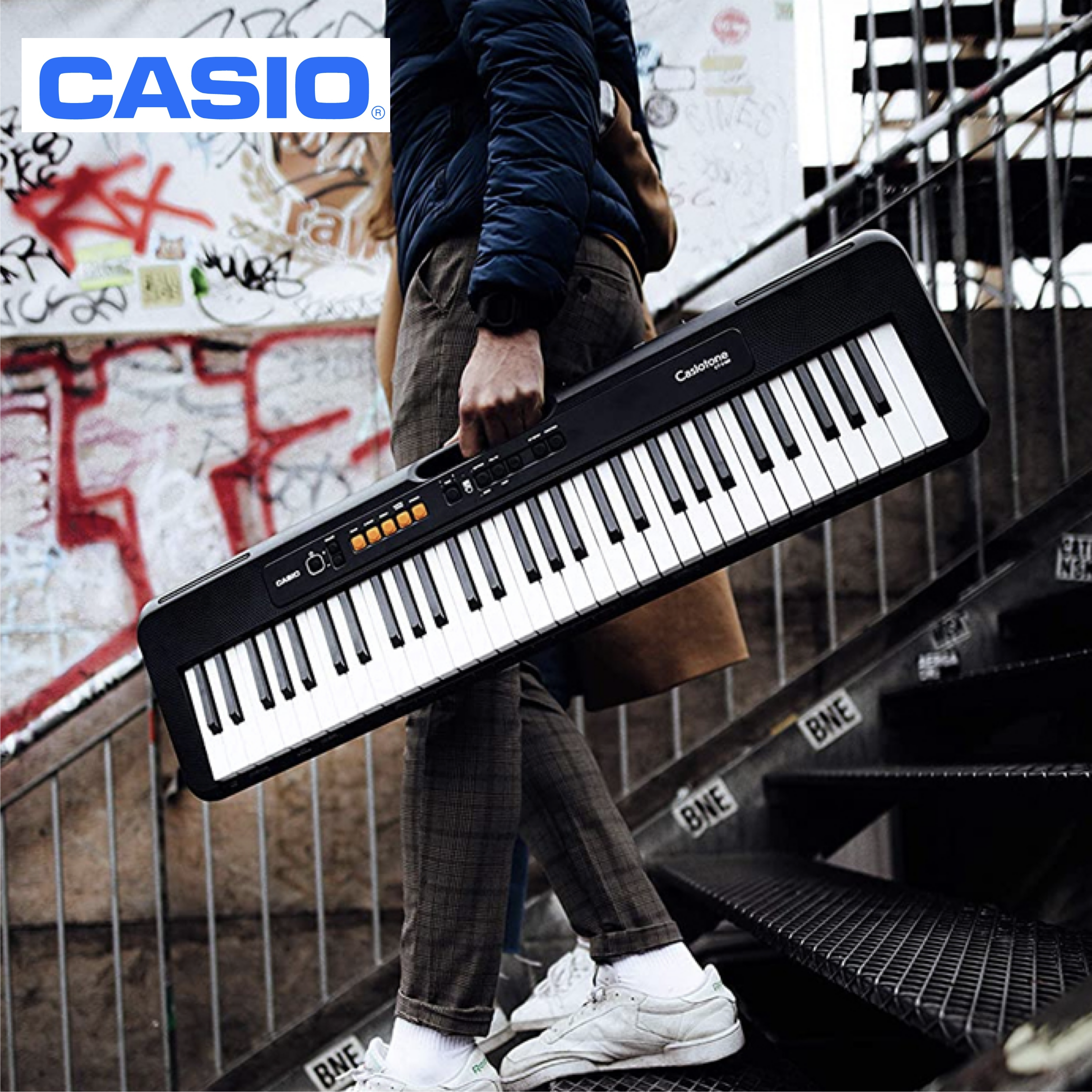 61-Key 122 Tone Slim Design Casiotone Keyboard