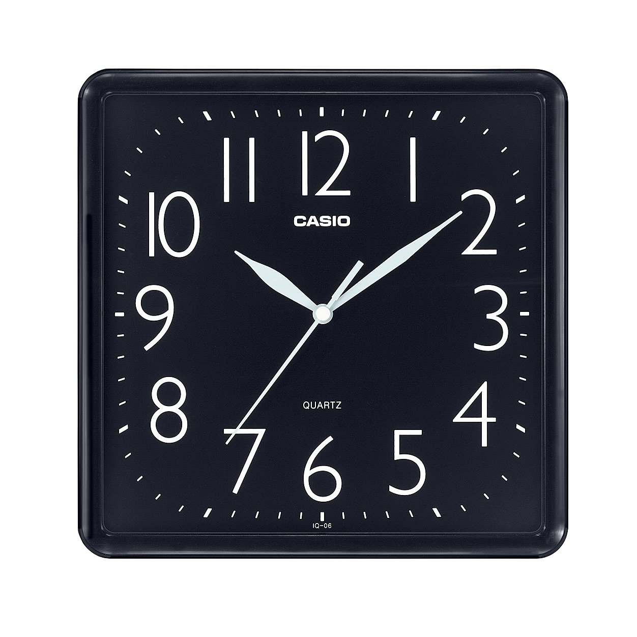 Square Black Wall Clock